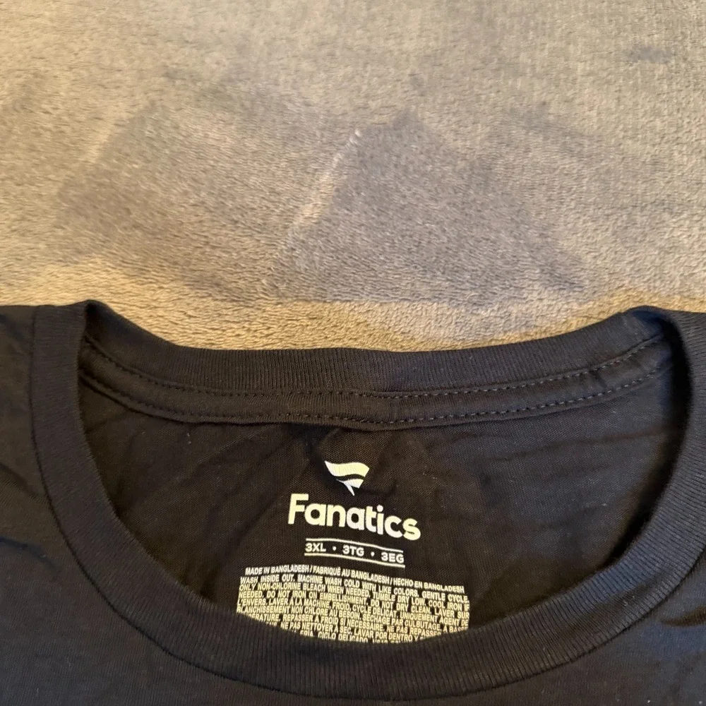 Fanatics Black Vanderbilt Commodores V Logo T Shirt‎ Short Sleeve Mens 3XL XXXL